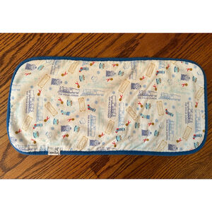 Baby Copper Pearl The Polar Express Werner Brothers Limited Edition Burp Cloth